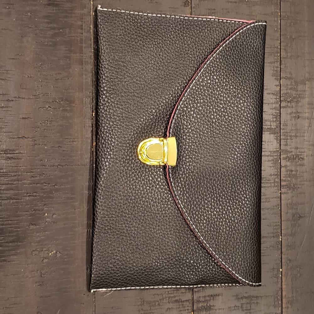 Convertible Black Clutch